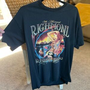 2007 Richmond Summer show tee - Harley Davidson vibes!